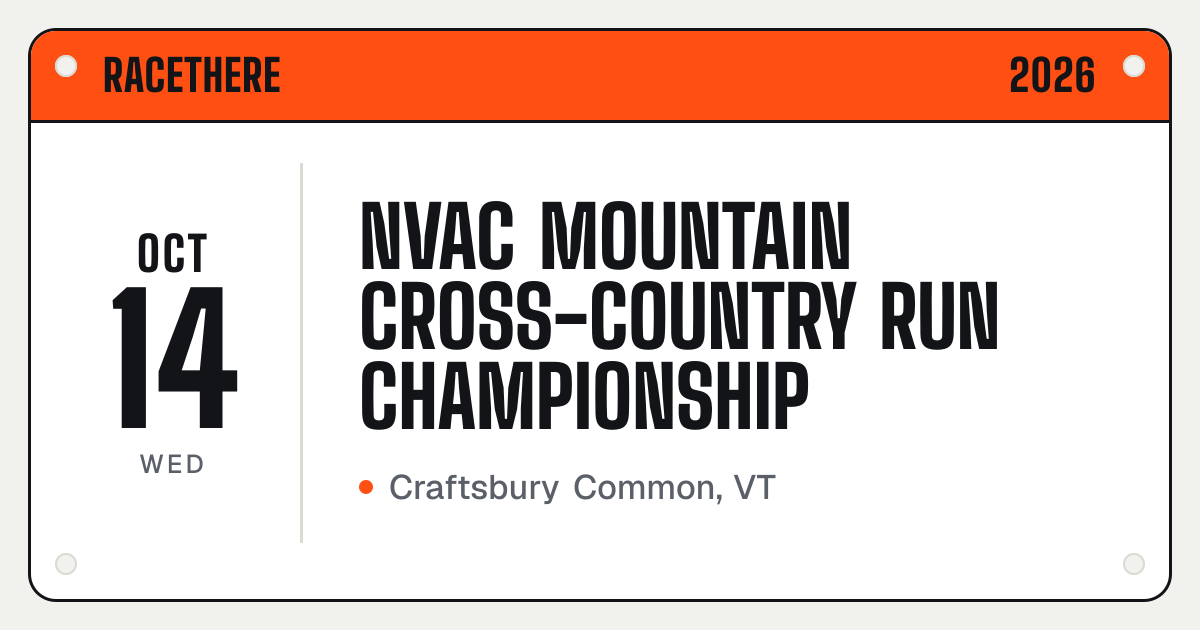 NVAC Mountain Cross-Country Run Championship