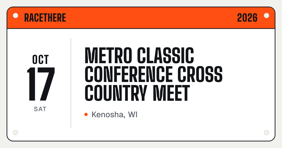 Metro Classic Conference Cross Country Meet